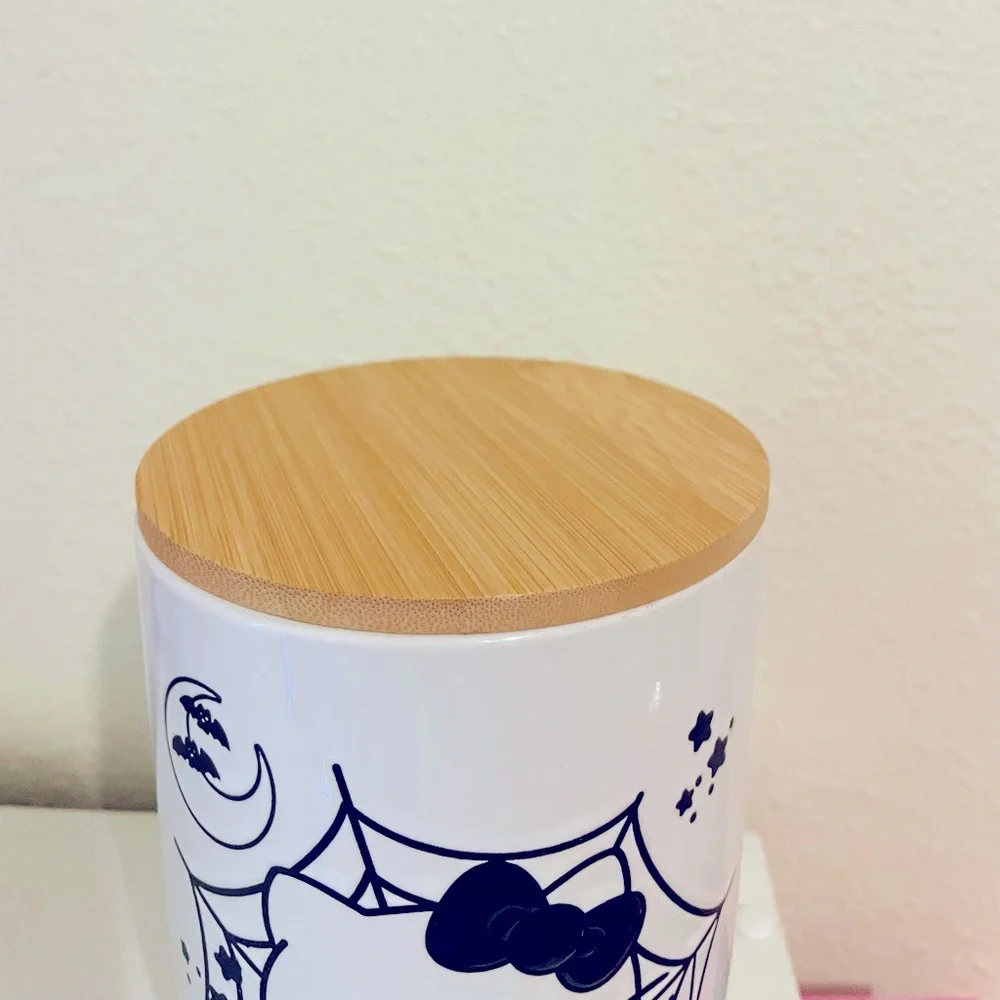 Hello Kitty Skeleton Spiderweb Canister Halloween Kitchen Decor Gift Fall